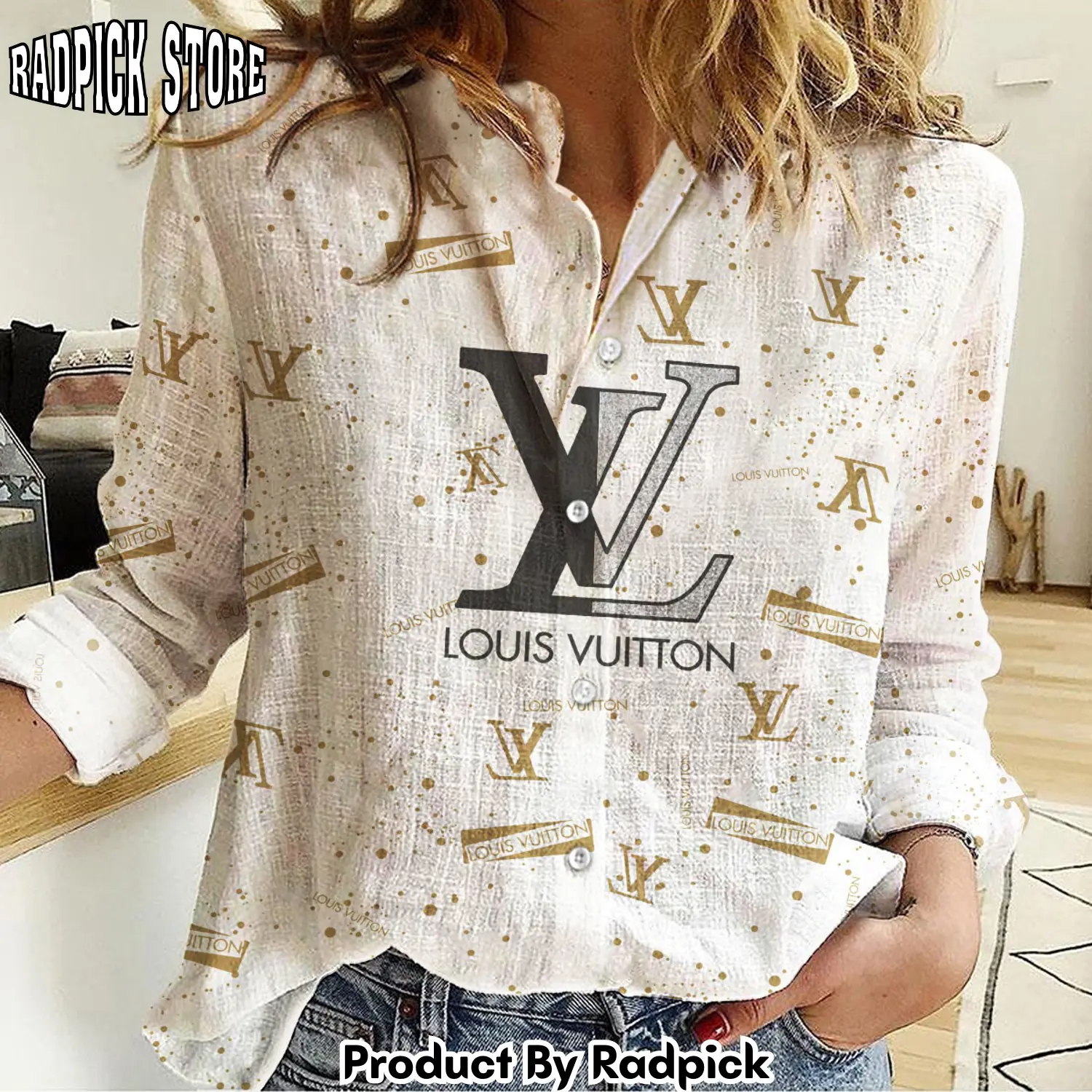 Radpick premium logo monogram louis vuitton shirt rp662270